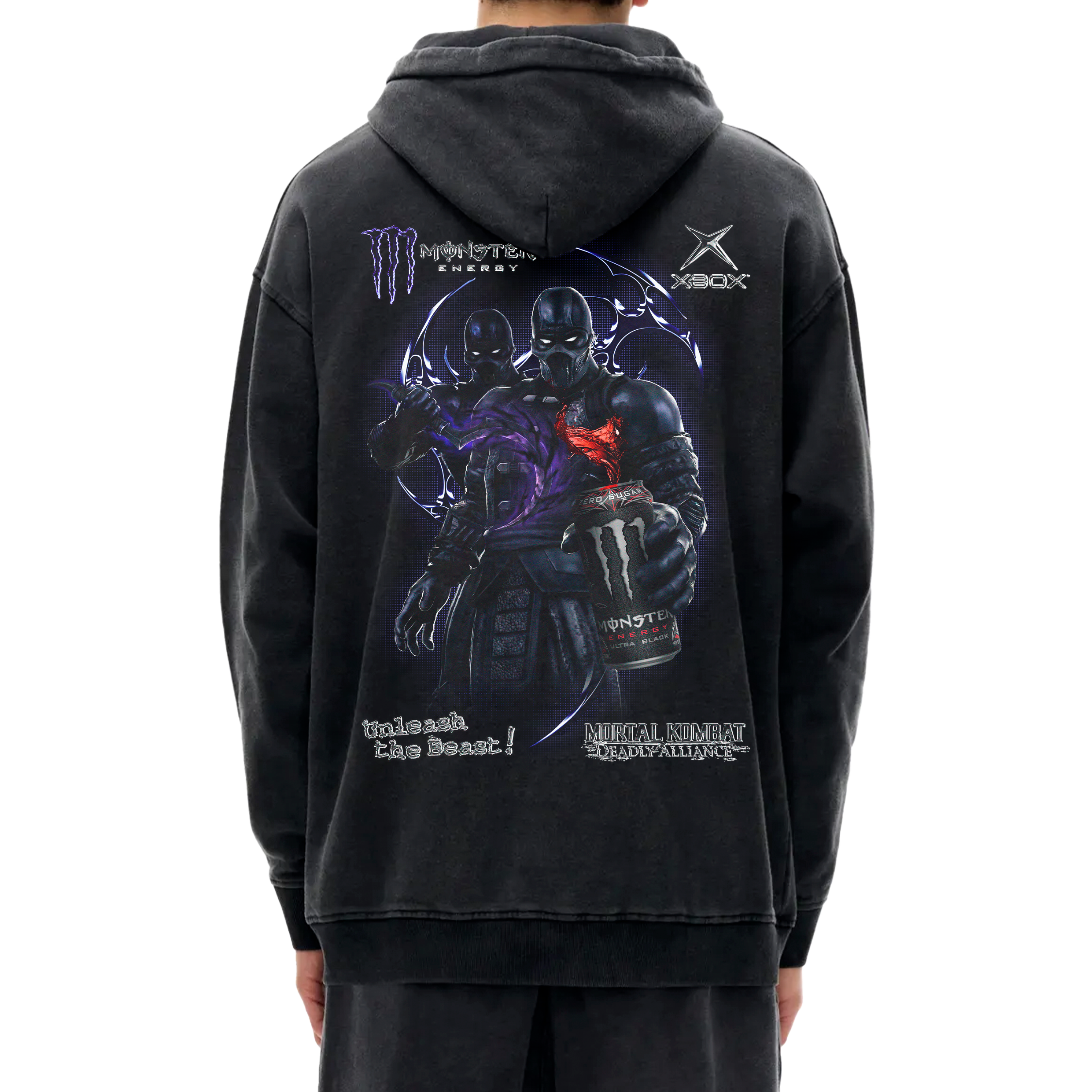 NOOB SAIBOT X MONSTER HOODIE