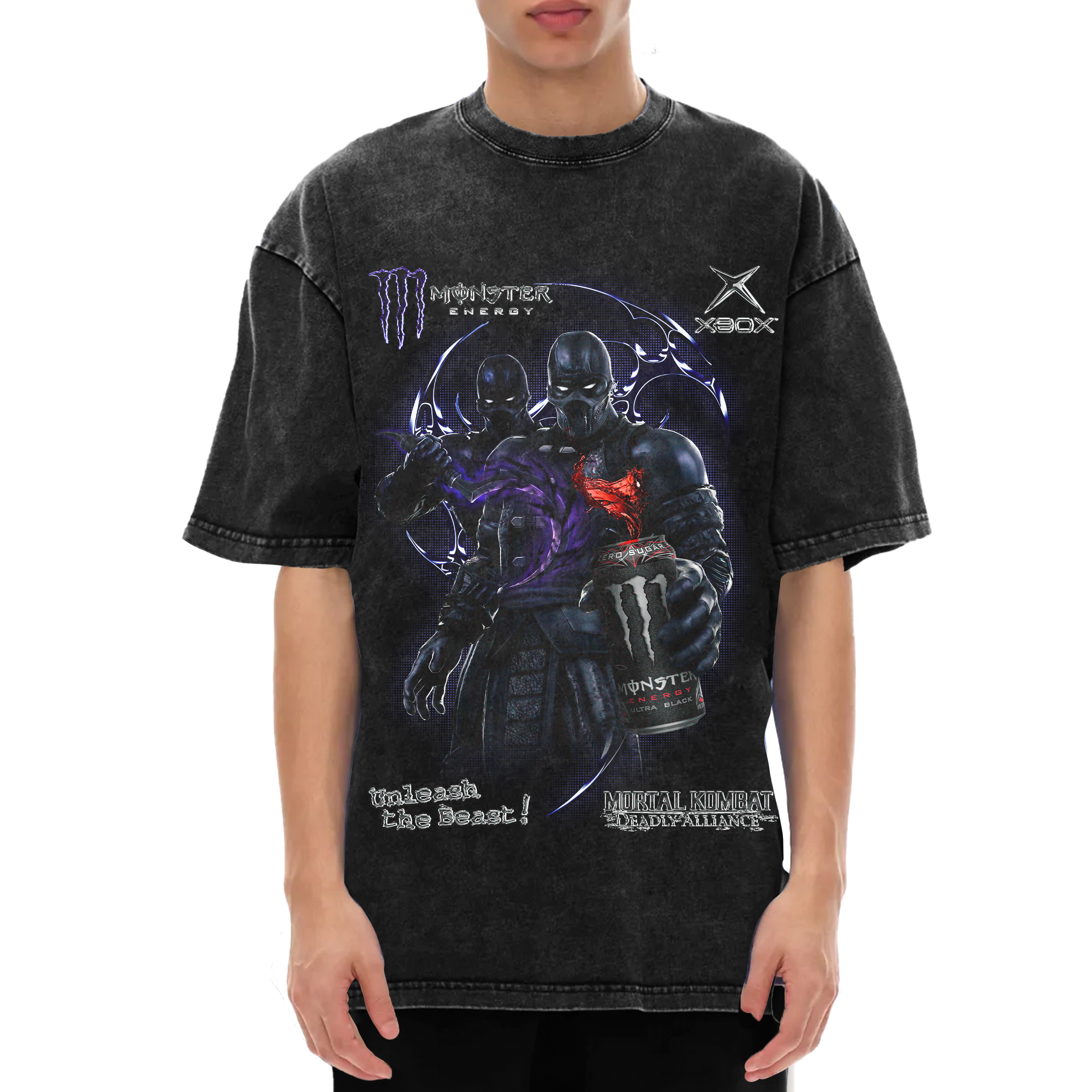 NOOB SAIBOT X MONSTER T-SHIRT